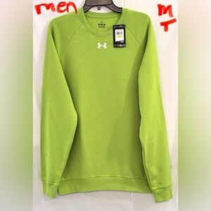 Under Armour Men's Vibrant Green Crewneck Sweater